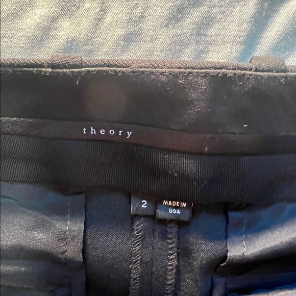 Theory Size 2 Black Slacks - Picture 2 of 6
